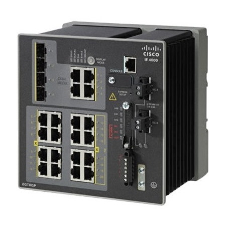 Cisco 4000 IE-4000-8T4G-E 12 Ports Manageable Layer 3 Switch - Gigabit Ethernet, Fast Ethernet - 10/100/1000Base-T, 100Base-X, 1000Base-X