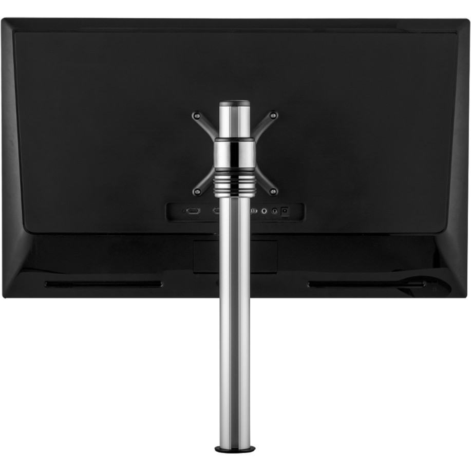 ATDEC SINGLE MONITOR DESK MOUNT, UP TO 32" & 8KG, VESA 75x75, 100x100, SHORT ARM, 10 YR WT