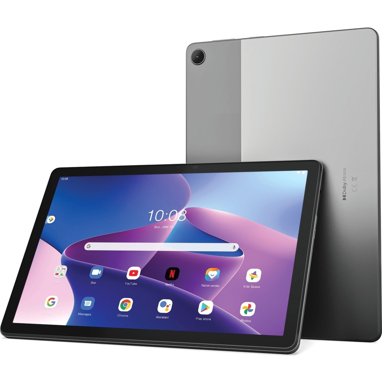 Lenovo Tab M10 (3rd Gen) TB328FU Tablet - 25.7 cm (10.1") WUXGA - UNISOC T610 Octa-core - 4 GB - 64 GB Storage - Android 11 - Storm Grey