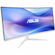 Asus VU34WCIP-W 34" Class UW-QHD Curved Screen LED Monitor - 21:9