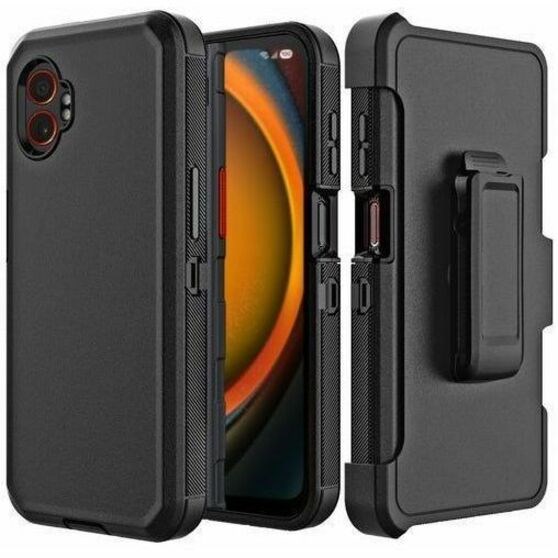 Strike Rugged Carrying Case (Holster) Samsung Galaxy XCover7 Pro Smartphone - Black