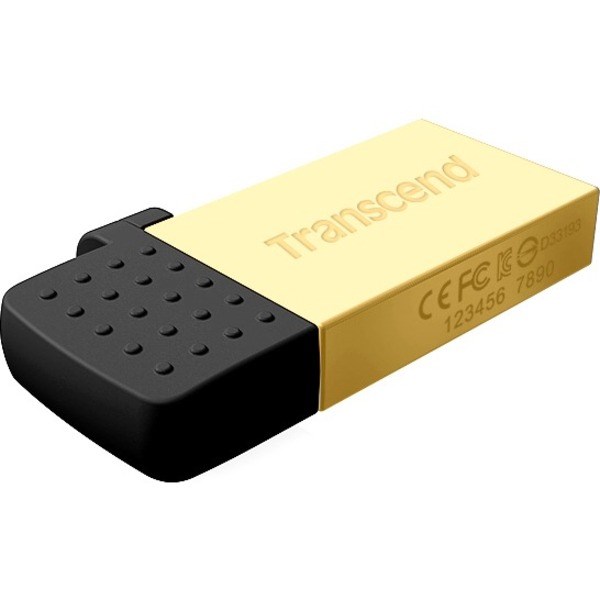Transcend JetFlash 380G 16 GB USB 2.0 Flash Drive - Gold