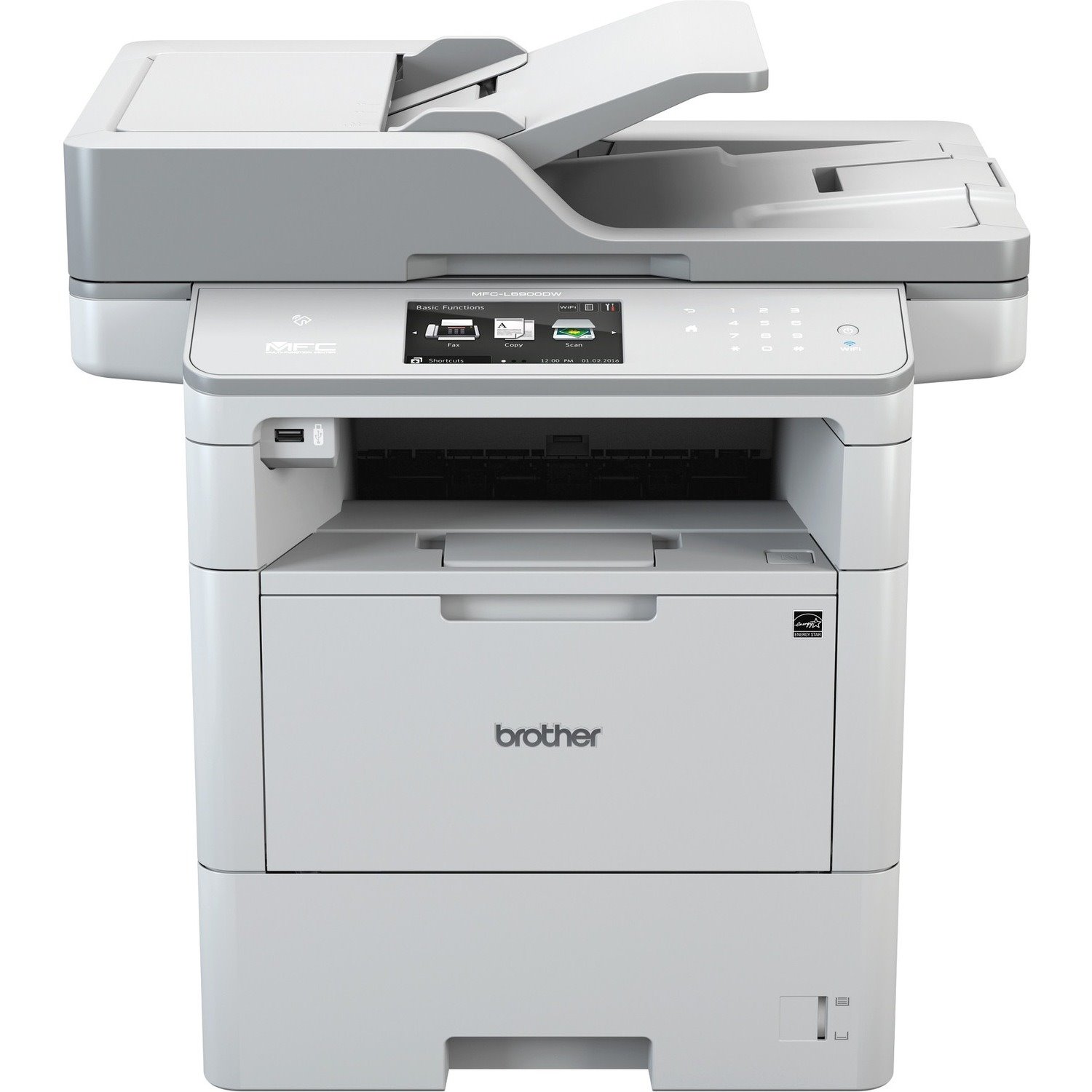 Brother MFC-L6900DW Wireless Laser Multifunction Printer - Monochrome