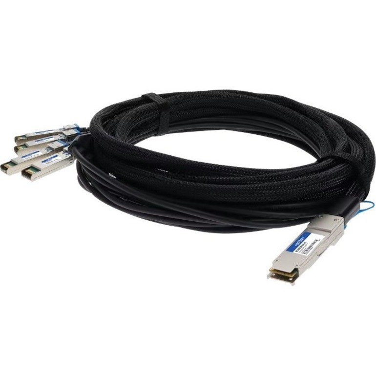 AddOn Mellanox&reg; MC2609130-005 Compatible TAA compliant 40GBase-CU QSFP+ to 4xSFP+ Direct Attach Cable (Passive Twinax, 5m)