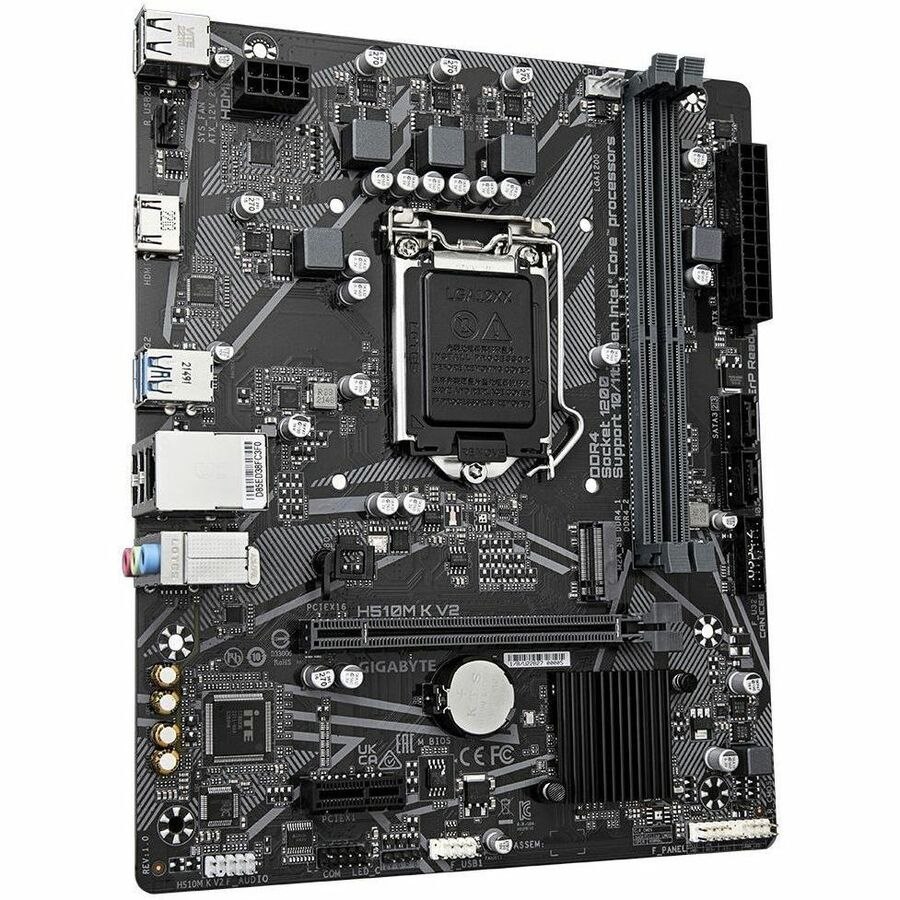 GIGABYTE Ultra Durable H510M K V2 Desktop Motherboard - Intel H470 Chipset - Socket LGA-1200 - Micro ATX