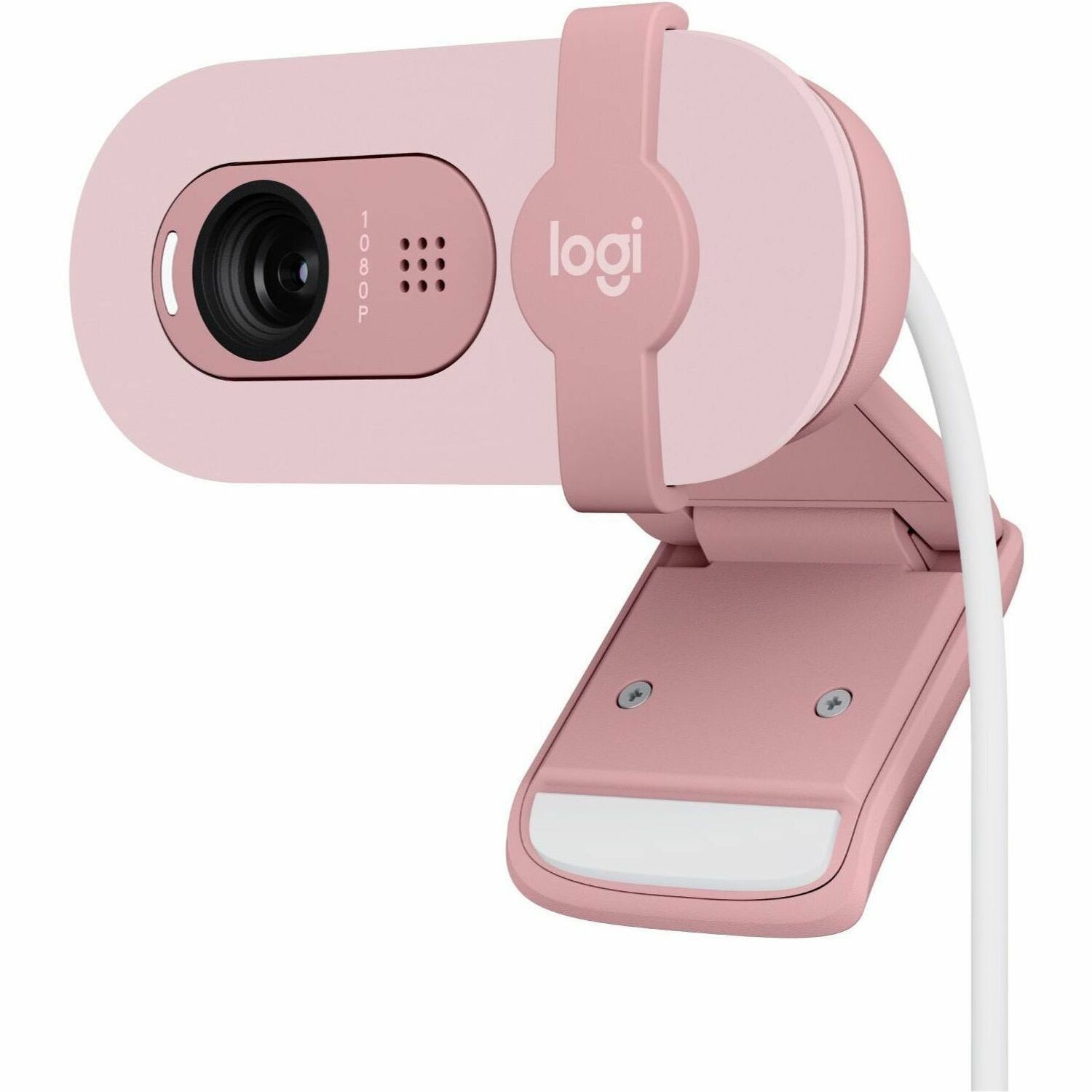 Logitech Brio 100 Full HD Webcam for Meetings and Streaming, Auto-Light Balance, Built-In Mic, Privacy Shutter, USB-A