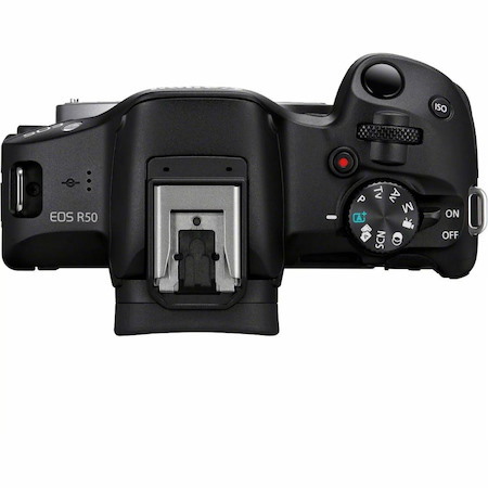 Canon EOS R50 24.2 Megapixel Mirrorless Camera with Lens - 0.71" - 1.77" - Black