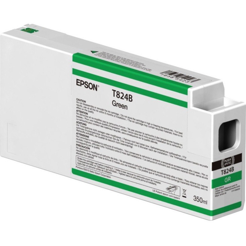 Epson UltraChrome HDX T824B00 Original Inkjet Ink Cartridge - Green - 1 / Pack