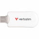Verbatim 64GB Plectra USB-C Flash Drive - White