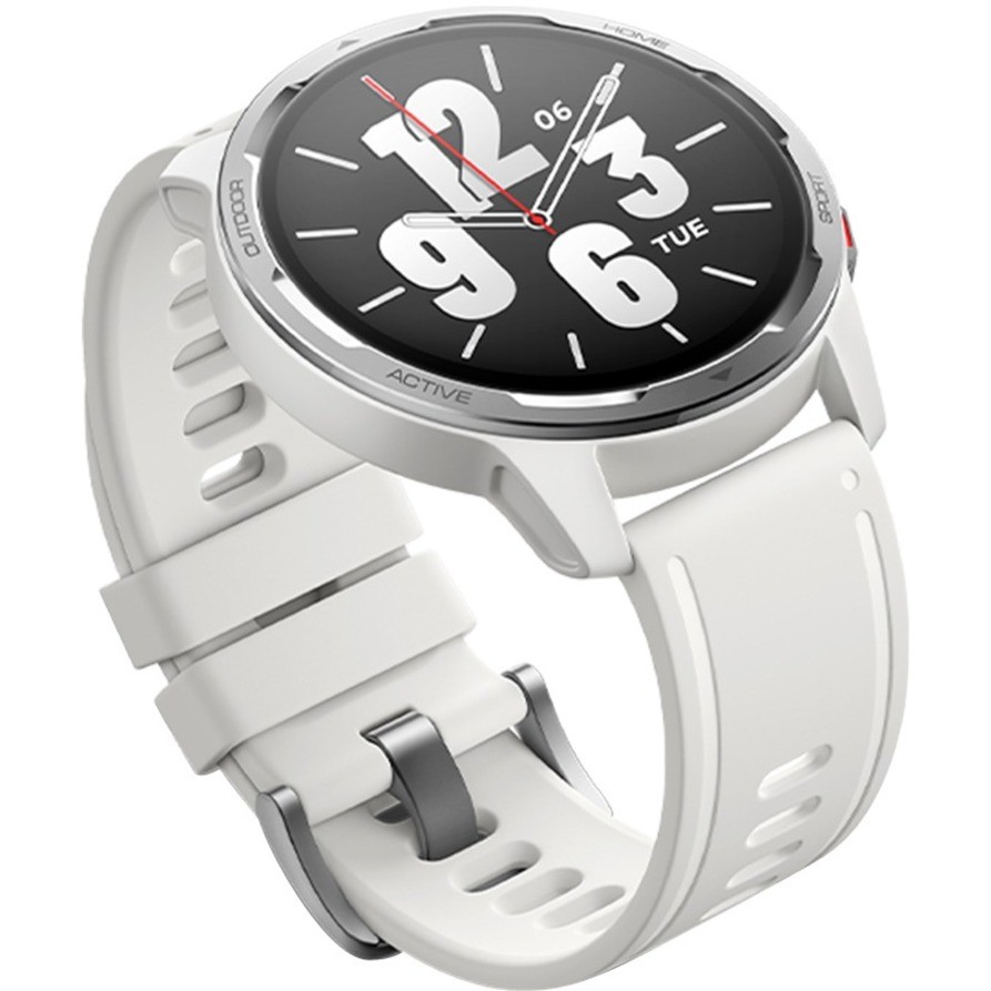 Xiaomi Active S1 Smartband - Wit, Wit Body Color - Zilver Case Color - Silicone, Thermoplastisch polyurethaan (TPU) Body Material - Glas, Met glasvezel versterkt polymeer Case Material - Draadloos LAN