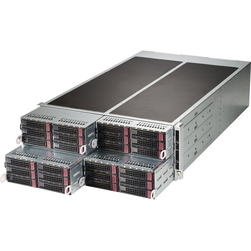 Supermicro SuperServer F628R3-RC1BPT+ Server Barebone System - 4U Rack-mountable - Socket LGA 2011-v3 - 2 x Processor Support