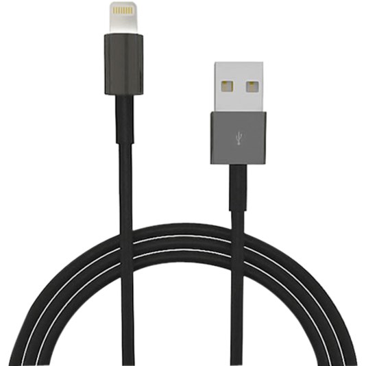 4XEM 3ft 1m Black Lightning cable for Apple iPhone/iPad/iPod - MFI Certified