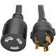 Eaton Tripp Lite Series Power Extension Cord, NEMA L5-30P to NEMA L5-30R- Heavy-Duty, 30A, 125V, 10 AWG, 6 ft. (1.83 m), Black, Locking Connectors