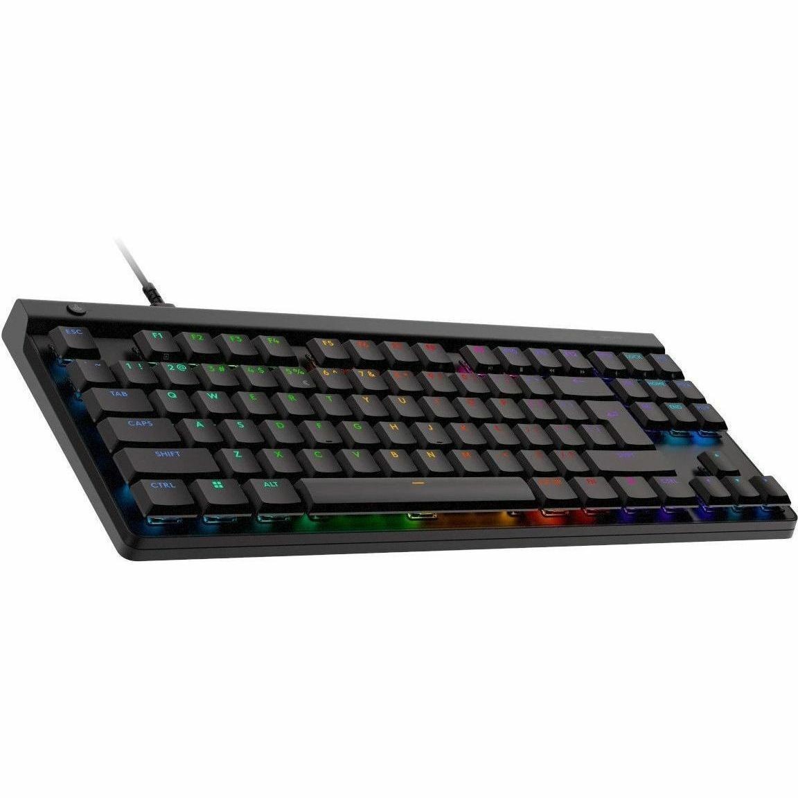Logitech G G515 TKL Gaming-toetsenbord - Tenkeyless - Kabel Verbinding - USB Interface - RGB LED - Engels (US) - QWERTY indeling - Zwart