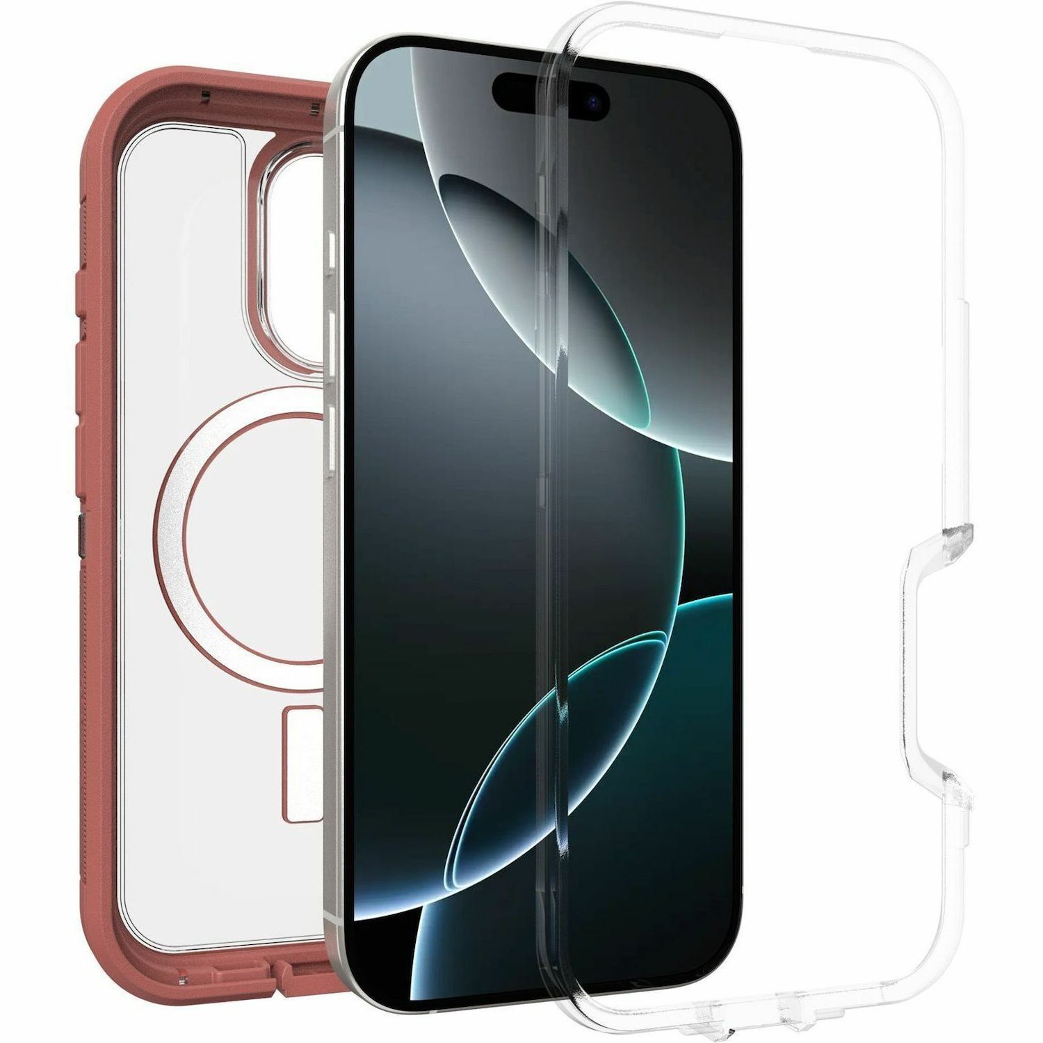 OtterBox Defender Series XT Rugged Case for Apple iPhone 16 Pro Smartphone - Brick Red