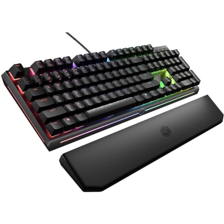 Cooler Master MasterKeys MK750 Keyboard - Cable Connectivity - USB 2.0 Interface - English (US) - Gunmetal Black