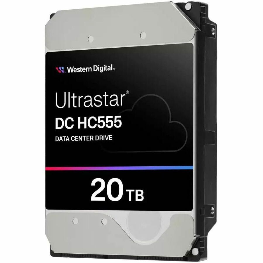 WD Ultrastar DC HC555 WUH722020CL5201 20 TB Hard Drive - 3.5" Internal - SAS - Energy-assisted Perpendicular Magnetic Recording (ePMR) Method