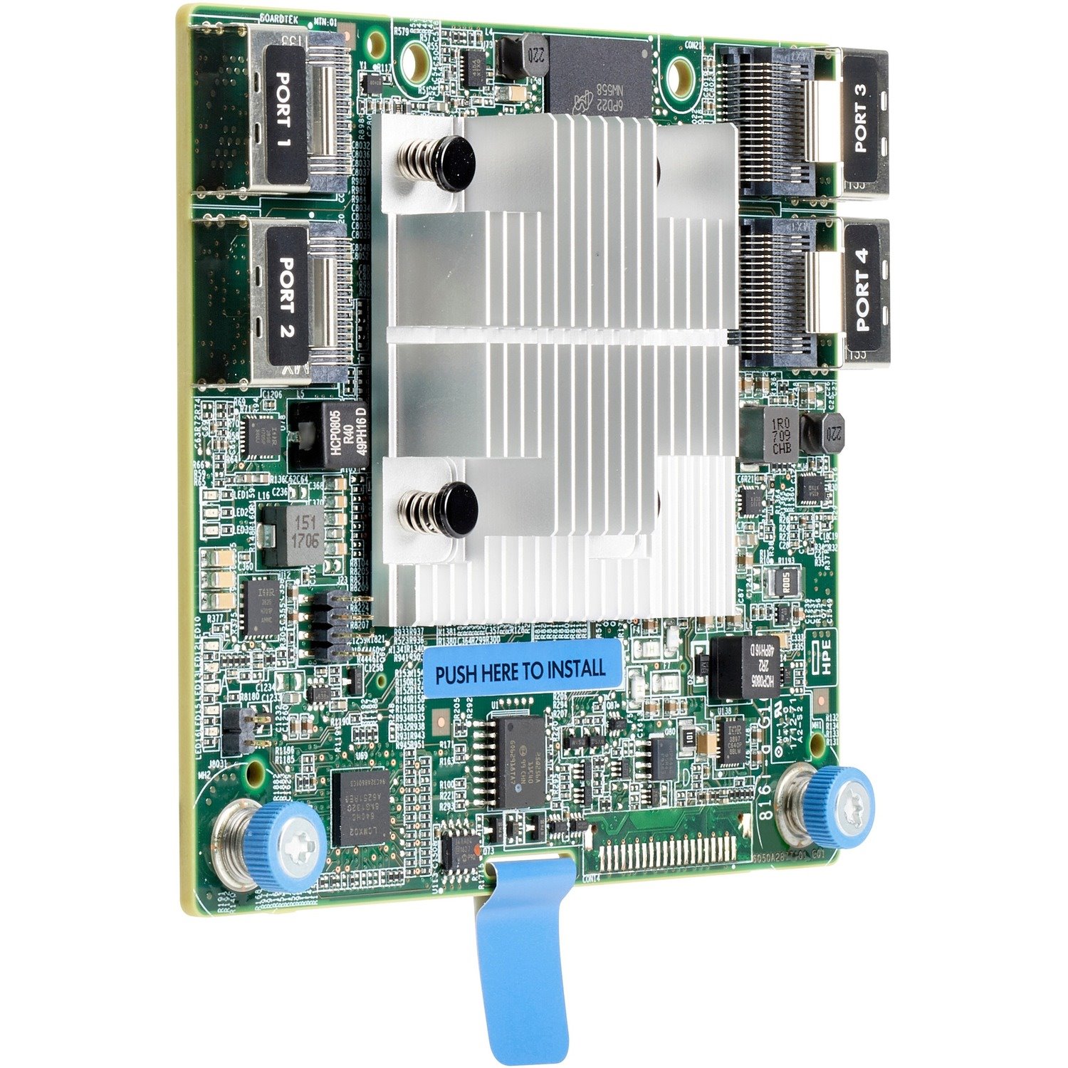 HPE Smart Array P816i-a SAS Controller - 12Gb/s SAS, Serial ATA/600 - PCI Express 3.0 x8 - 4 GB Flash Backed Cache - Plug-in Module