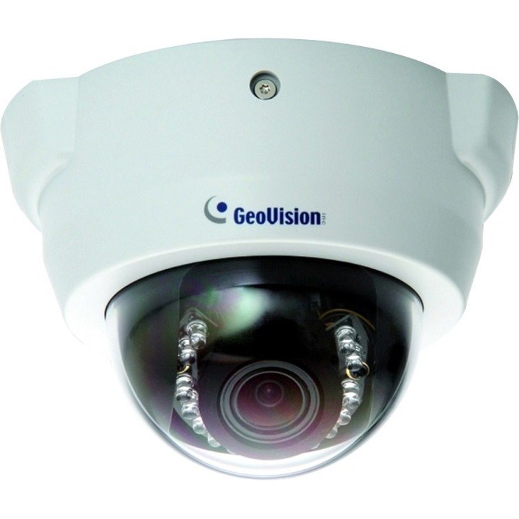 GeoVision GV-FD3410 3 Megapixel HD Network Camera - Color, Monochrome - Dome