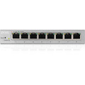Zyxel 8-Port Gigabit Ethernet Web Managed Switch | VLAN Support | Sturdy Metal Case | Desktop or Wall-Mount | Fanless |Lifetime Warranty | QoS | Ethernet Splitter | GS1200-8