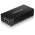 TRENDnet Gigabit PoE++ Injector, Supplies PoE (15.4W), PoE+ (30W), or PoE++ (60W), Network A PoE Device Up To 100m(328 ft), Supports IEEE 802.3af,802.at, Plug & Play, Black, TPE-117GI