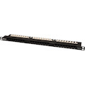 Eaton Tripp Lite Series 24-Port 0.5U Rack-Mount Cat6/Cat5 110 Patch Panel 568B, RJ45 Ethernet, TAA