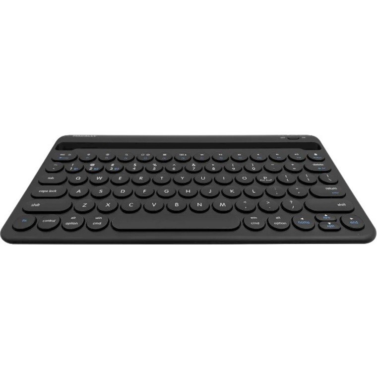 Macally Rechargeable iPad Bluetooth Compact Keyboard Quick Switch 3 Devices