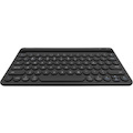 Macally Rechargeable iPad Bluetooth Compact Keyboard Quick Switch 3 Devices
