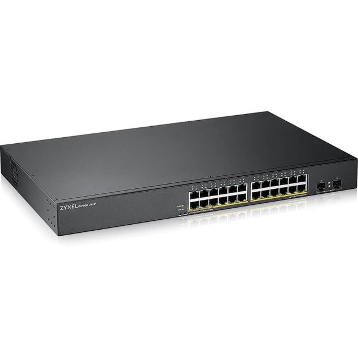 ZYXEL GS1900 GS1900-24HPv2 26 Poorten Beheer mogelijk Ethernetswitch - Gigabit Ethernet - 100/1000Base-T, 1000Base-X