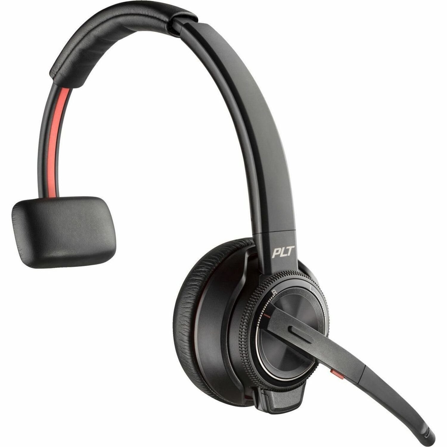 Poly Savi 7210 Office Headset - Mono - Wireless - Dect 6.0 - 393.7 FT - On-Ear - Monaural - Ear-Cup - Noise Cancelling