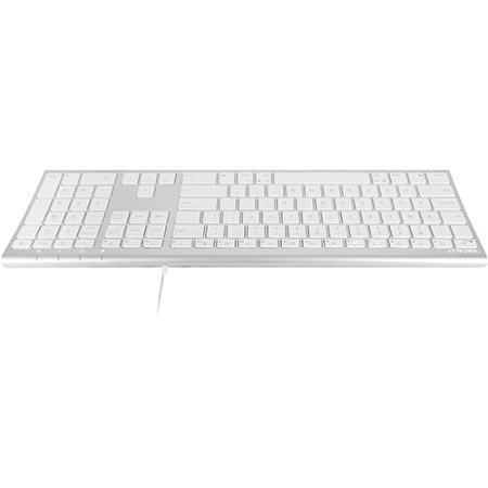 Macally Aluminum Ultra Slim USB-C Wired keyboard for Mac and PC