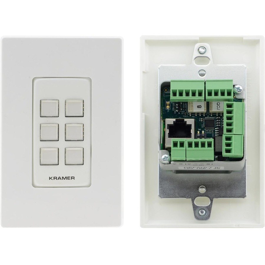 Kramer 6-button PoE and I/O Control Keypad