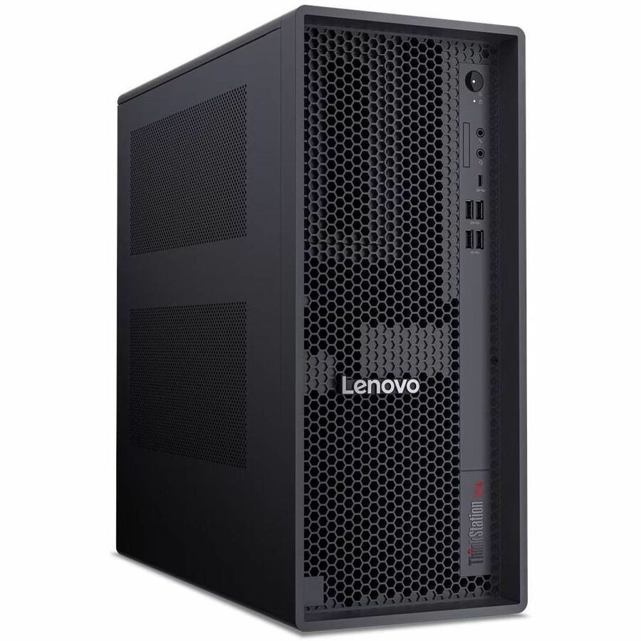 Lenovo ThinkStation P4 30KN004JUS Workstation - 1 x AMD Ryzen 7 PRO 9745 - 32 GB - 512 GB SSD - Tower - Black