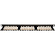 Eaton Tripp Lite Series 24-Port 0.5U Rack-Mount Cat6/Cat5 110 Patch Panel 568B, RJ45 Ethernet, TAA