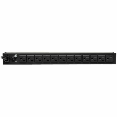 Eaton Tripp Lite Series 1.5kW Single-Phase Local Metered PDU + ISOBAR Surge Suppression, 3840 Joules, 100-127V Outlets (14 5-15R), 5-15P, 15 ft. (4.57 m) Cord, 1U Rack-Mount