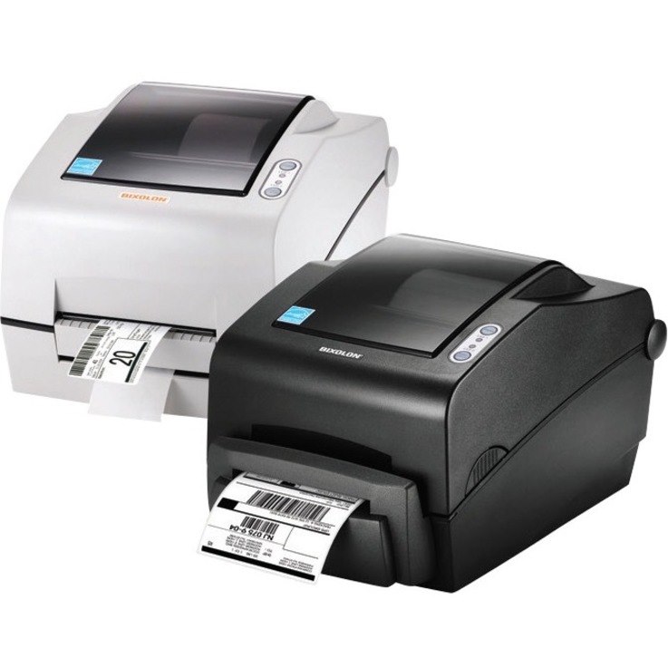 Bixolon SLP-TX403 Desktop Direct Thermal/Thermal Transfer Printer - Monochrome - Label Print - USB - Serial - Parallel