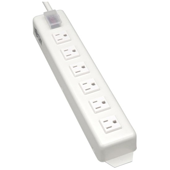 Eaton Tripp Lite Series Power It! Power Strip with 6 Right-Angle Outlets, 15 ft. (4.57 m) Cord, Transparent Switch Cover
