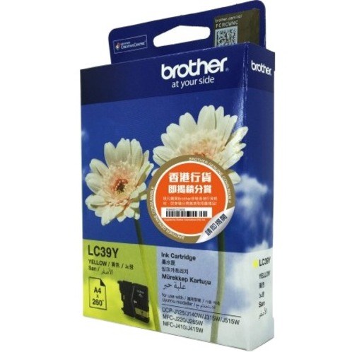 Brother Innobella LC-39Y Original Inkjet Ink Cartridge - Yellow - 1 / Pack