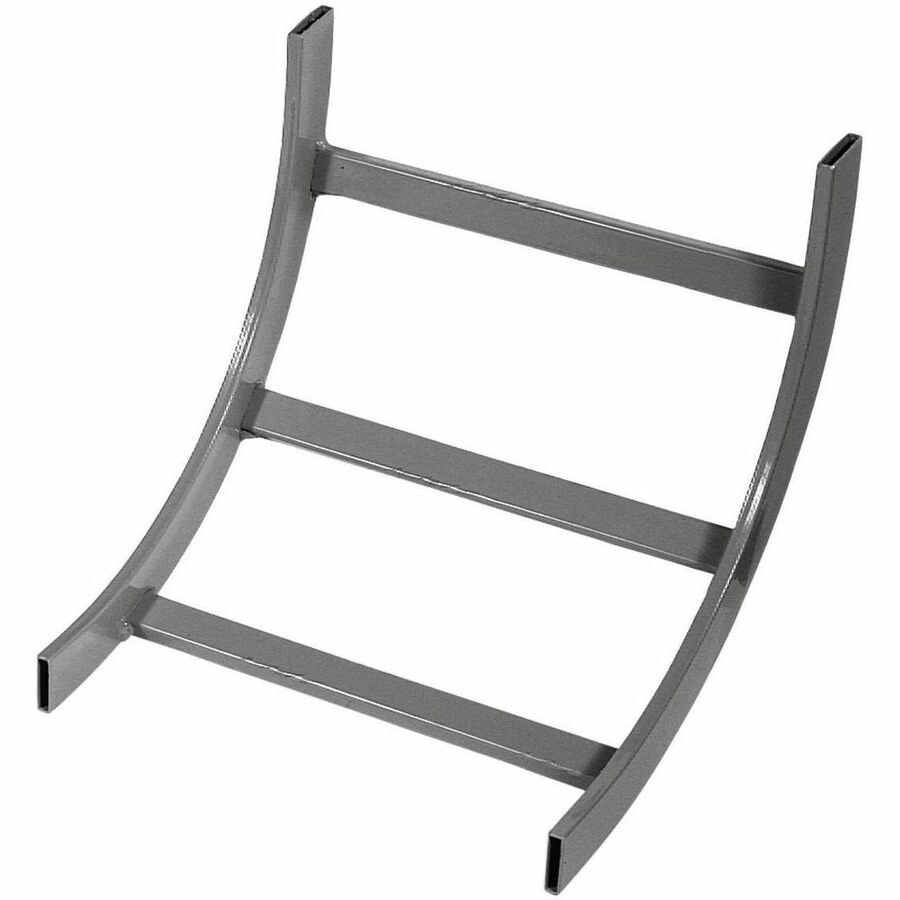 Hubbell Premise Wiring NEXTFRAME Ladder Rack, Inside Radius, 18" , Gray