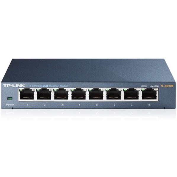 TP-LINK TL-SG108 - 8 Port Gigabit Unmanaged Ethernet Network Switch