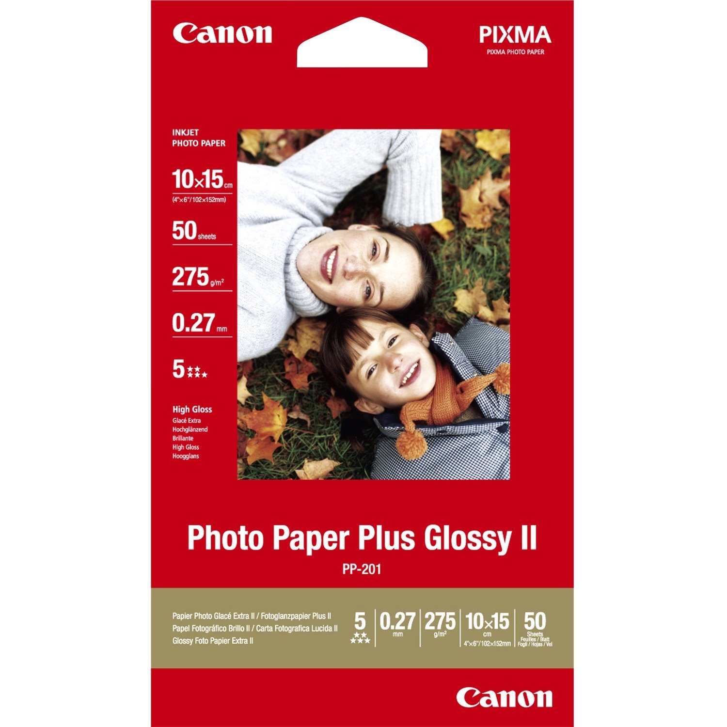 Canon Photo Paper Plus PP-201 Photo Paper