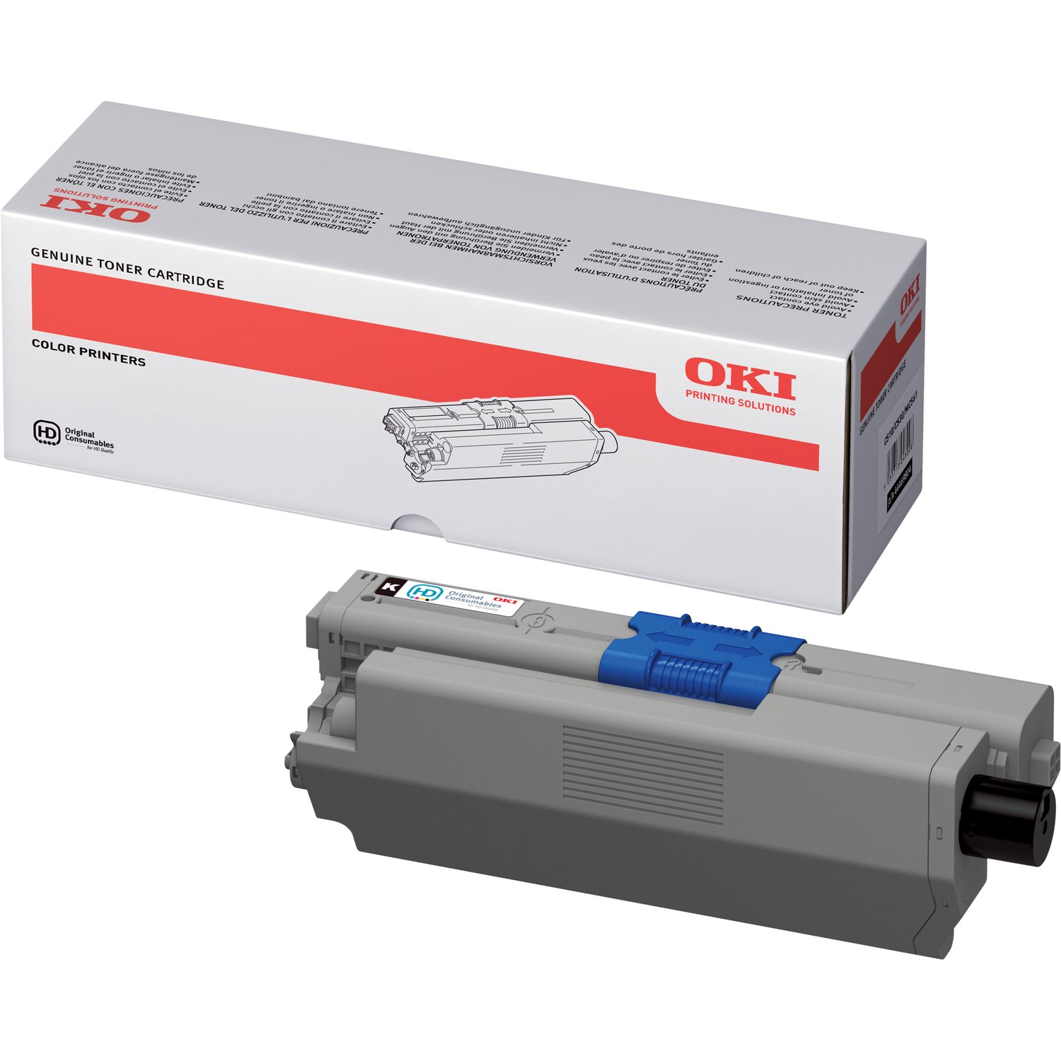 Oki 44469804 Original LED Toner Cartridge - Black Pack