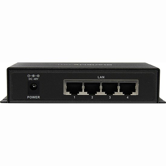 StarTech.com 5 Port Unmanaged Industrial Gigabit PoE Switch with 4 Power over Ethernet ports