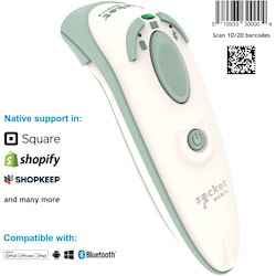 Socket Mobile DuraScan® D755, Ultimate Barcode Scanner for Health Care, White