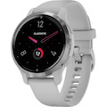 Garmin Venu 2S Smart Watch - 40.40 mm Case Height - 40.40 mm Case Width - Silver Body Color - Mist Grey Case Color - Stainless Steel Body Material - Fiber Reinforced Polymer Case Material - Silicone Band Material - Wireless LAN