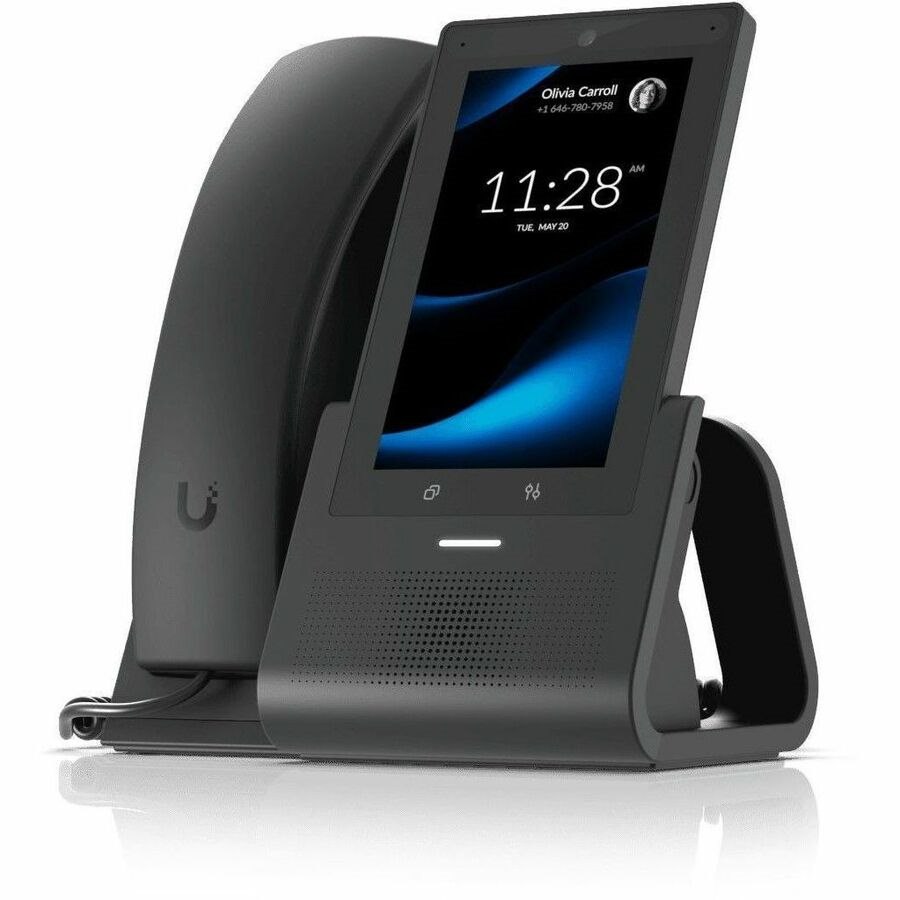 Ubiquiti G3 Touch Pro IP Phone - Corded - Corded - Wi-Fi, Bluetooth - Built-in Camera - Desktop - Black