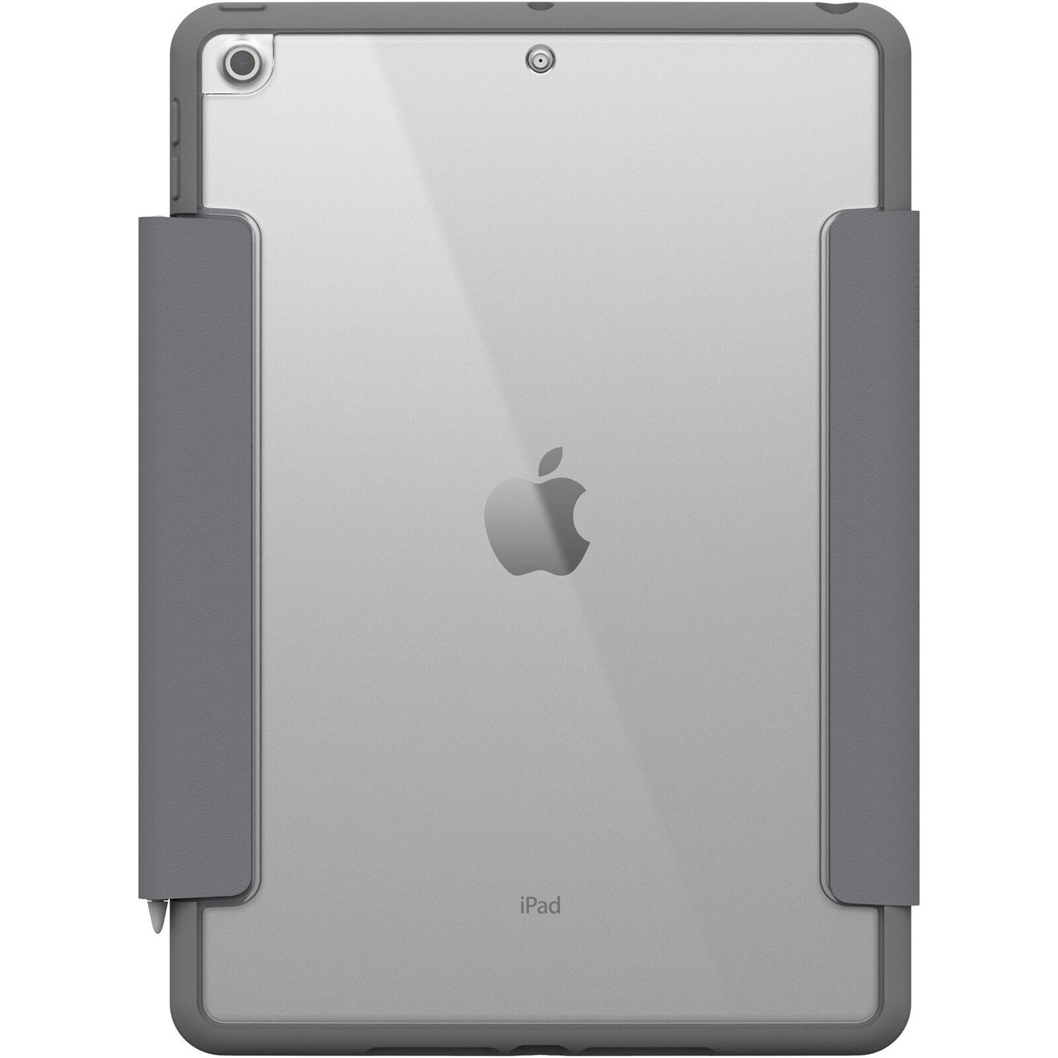 OtterBox Symmetry Series 360 Carrying Case (Folio) for 10.2" Apple iPad (9th Generation), iPad (8th Generation), iPad (7th Generation) Tablet - After Dark (Gray/Clear)