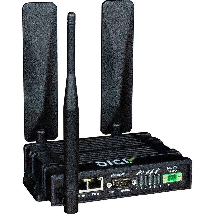 Digi IX20 Wi-Fi 5 IEEE 802.11ac 2 SIM Cellular, Ethernet Modem/Wireless Router