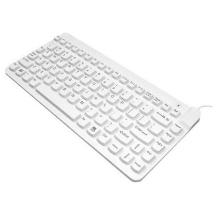 Man & Machine Premium Waterproof Disinfectable Silent 12" Keyboard
