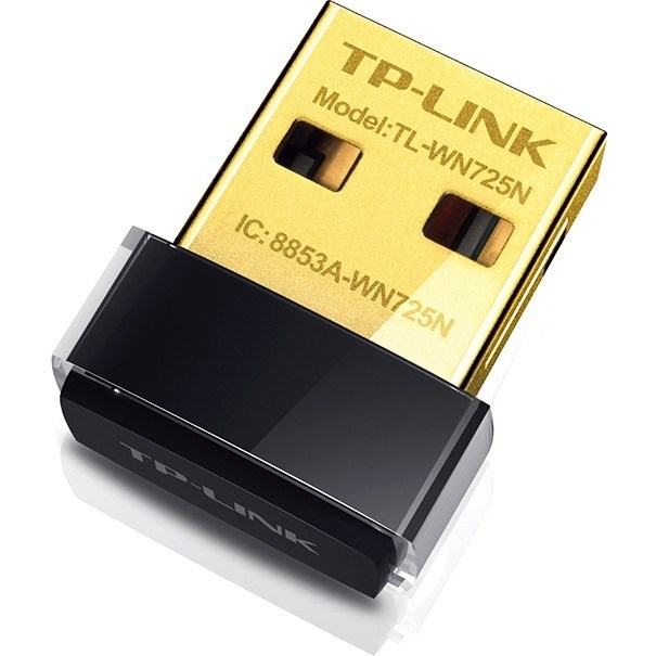 TP-LINK TL-WN725N - USB WiFi Adapter for PC - Nano Size